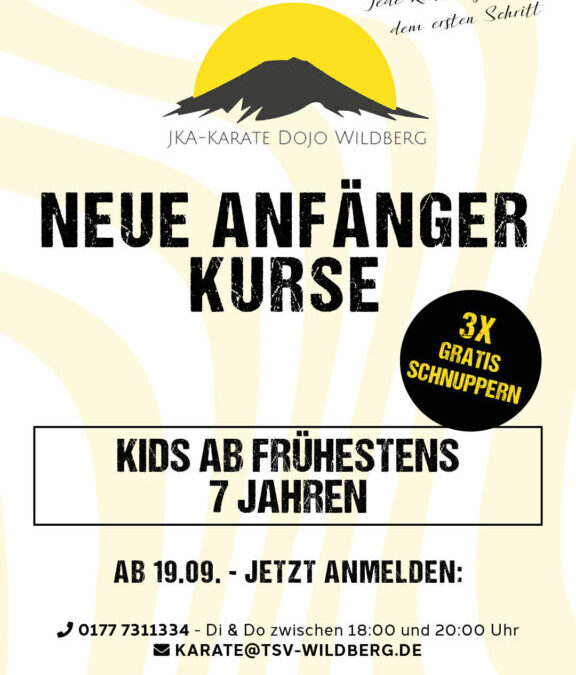 Anfängerkurs Kids ab 7 Jahre September 2025